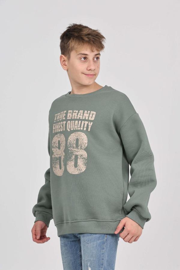 Toontoy Erkek Çocuk 88 Baskılı Sweatshirt - Image 1