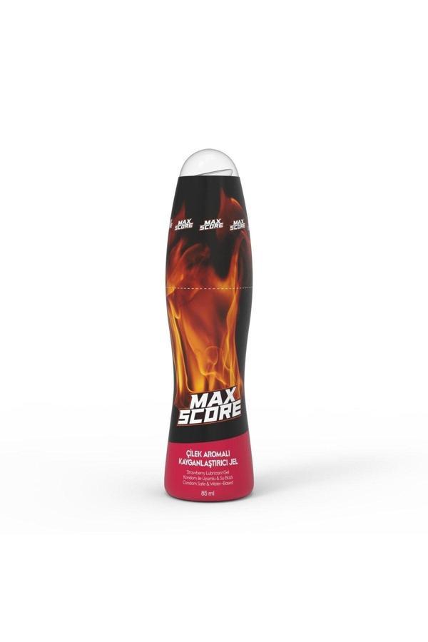 Max Score Çilek Aromalı Kayganlaştırıcı Jel 85 Ml - Image 1