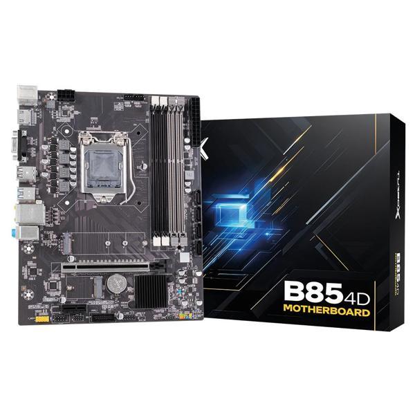 Turbox FourTeam B85(H81) Sata.M2 4*Ddr3 1600MHz Usb 3.0 Vga Hdmi Ses G.Lan 1150P 4.Gen Anakart - Image 1