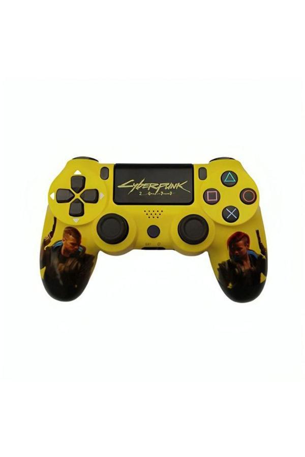 PS4-PC-Android BOX-Android-IOS Telefon Tablet Uyumlu Desenli Titreşimli Bluetooth Oyun Kolu - Image 1