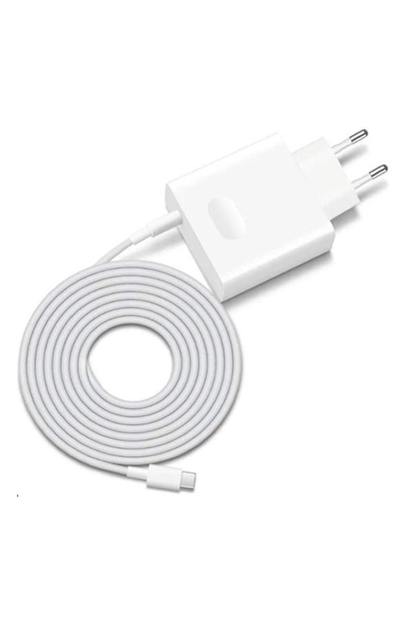 Matebook Ve Cep Telefonu Uyumlu Şarj Cihazı ( Usb - C Kablo 65w Adaptör ) Cp81 Kutusuz Set - Image 1