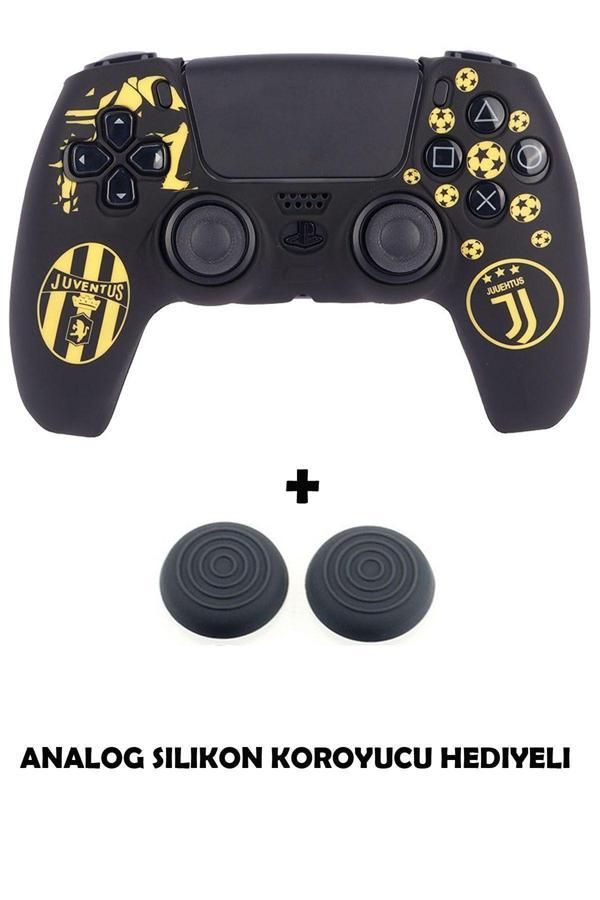 PS5 Dualsense Futbol Takımı Temalı Koruyucu Silikon Kılıf + Analog silikon Koruyucu - Image 1