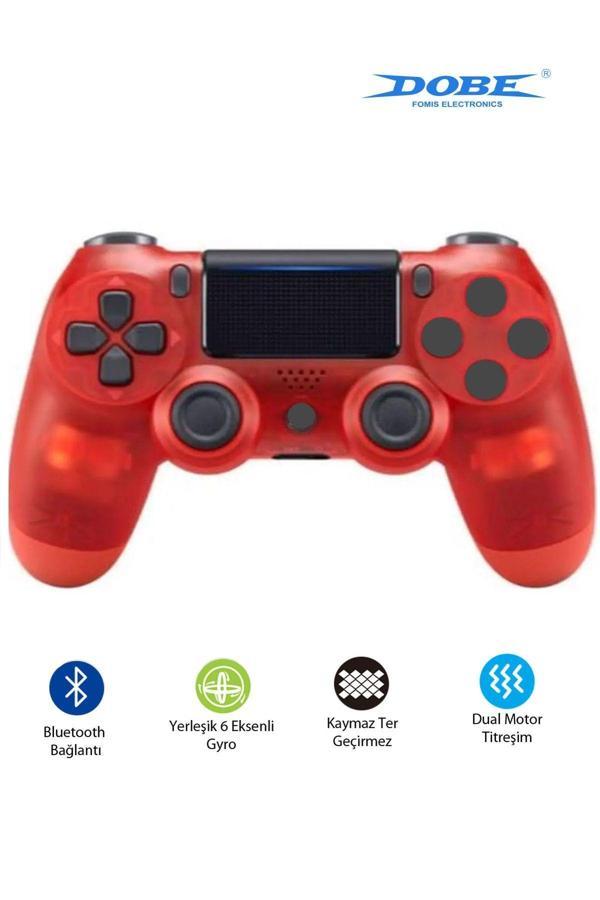 PS4-PC-Android BOX-Android-IOS Telefon Tablet Uyumlu Titreşimli Bluetooth Oyun Kolu - Image 1