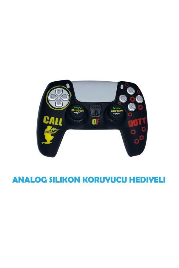 PS5 Dualsense Call Of Duty  Koruyucu Silikon Kılıf + Analog silikon Koruyucu - Image 1