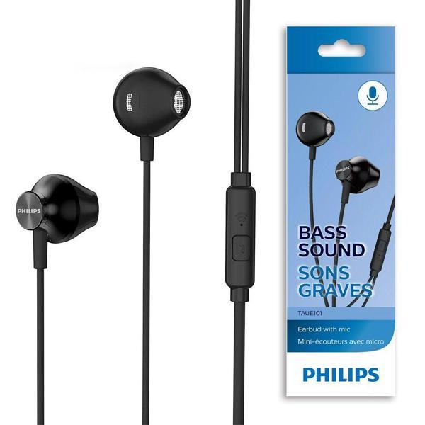 PHILIPS KULAKLIK TAUE101 3.5MM KULAKİÇİ KULAKLIK SİYAH - Image 1