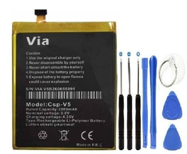 CASPER VİA V5 PİL BATARYA VE TAMİR SETİ - Image 1