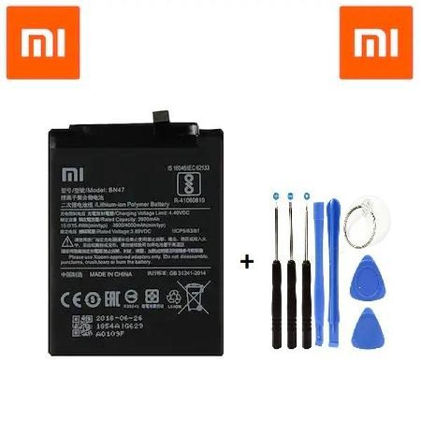 Xiaomi Mi RedMi 6 Pro/A2 Lite Batarya Pil BN47 ve Tamir Seti - Image 1
