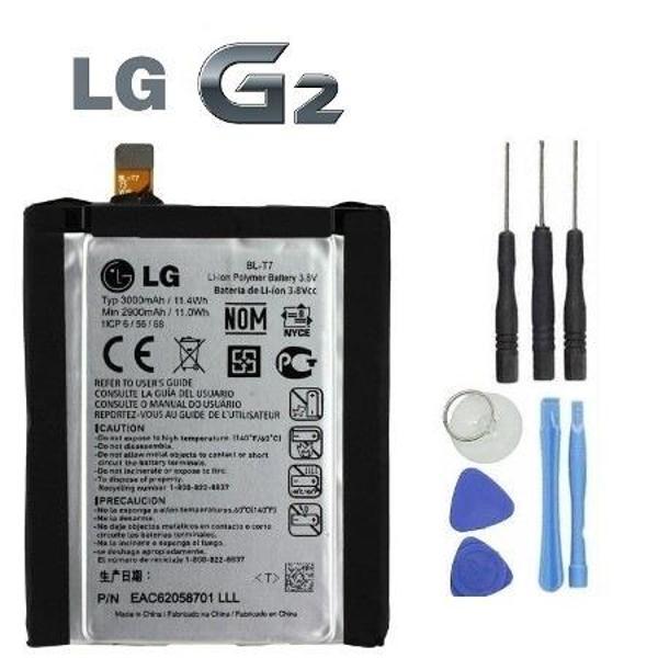 Lg G2 Batarya Pil D800 D801 BL-T7 3000 mAh - Image 1