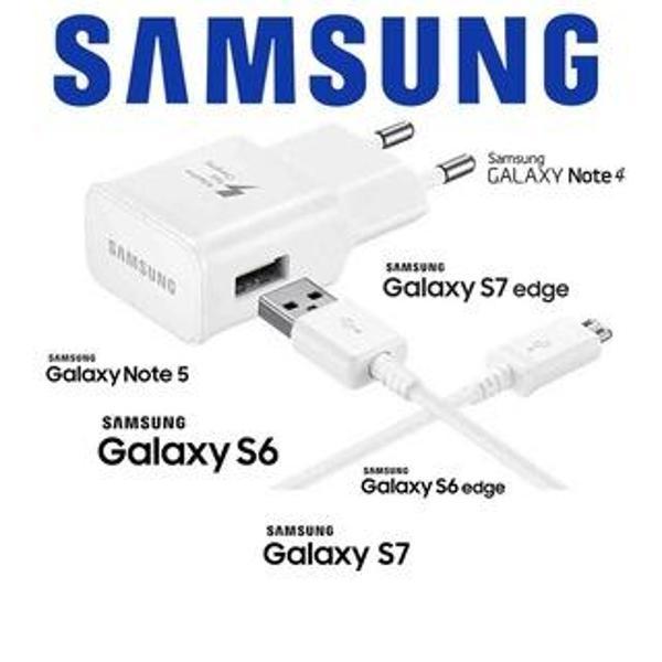 Samsung S6 S7 Edge Note 4 Note 5 Hızlı Şarj Cihazı Şarj Aleti - Image 1