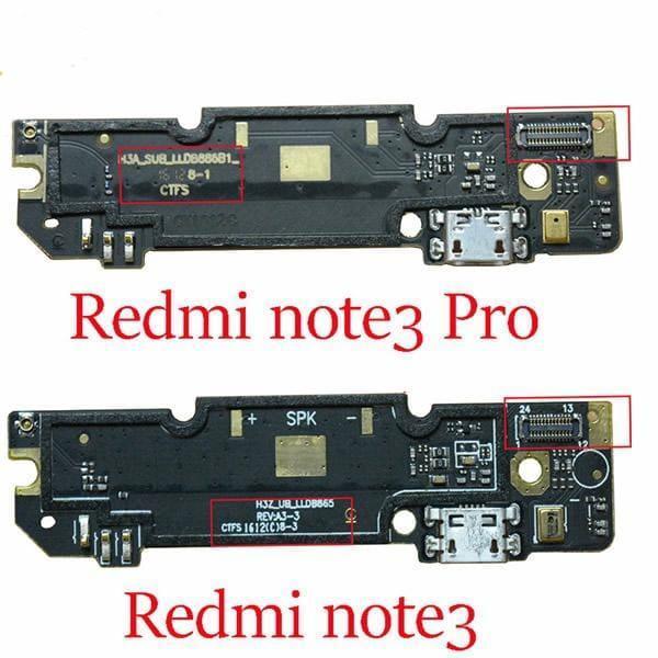 Xiaomi Redmi Note 3 Şarj Soket Mikrofon Bordu - Image 1