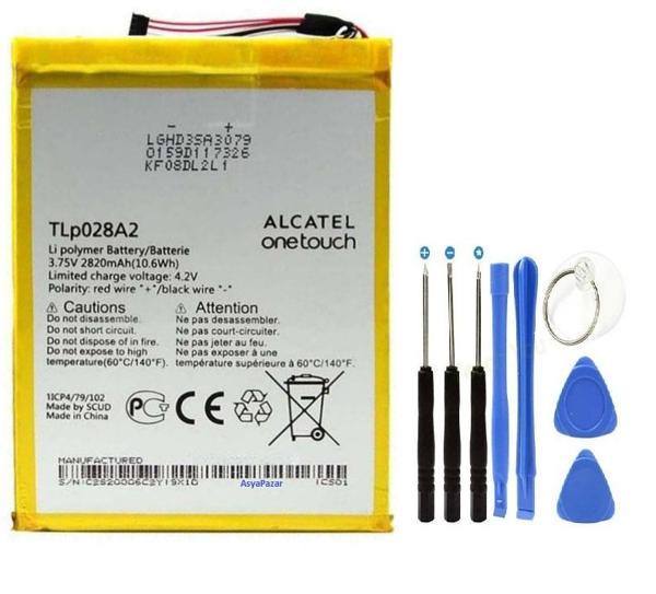 Alcatel OneTouch Pixi 3 Tablet Pil Batarya TLp028A2 ve Tamir Seti - Image 1