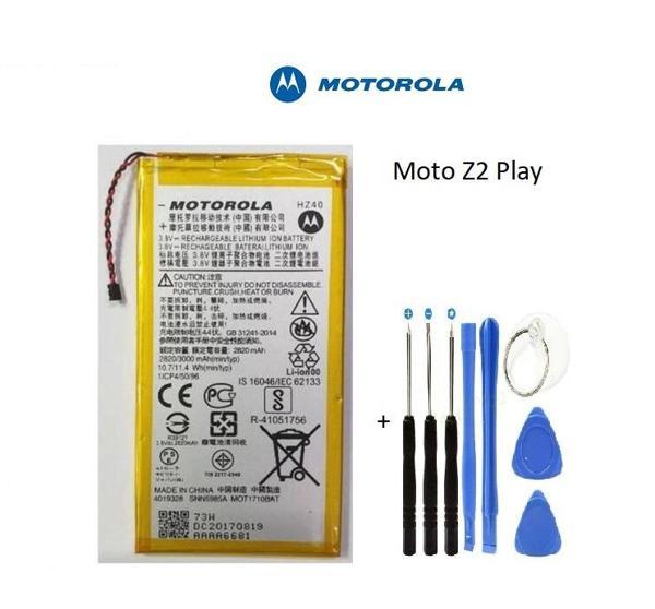 Motorola Z2 Play XT1709 XT1710 HZ40 Batarya Pil ve Tamir Seti - Image 1