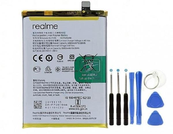 Realme 5/5i/C3 Pil Batarya BLP729+Tamir Seti - Image 1
