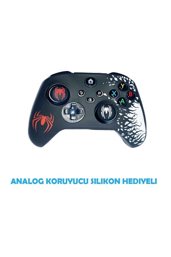 Xbox Series S/Series X Spider-Man Koruyucu Silikon Kılıf + Analog silikon Koruyucu - Image 1