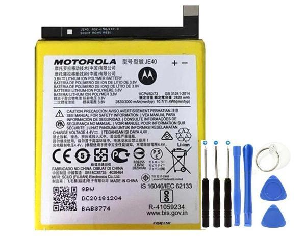Motorola P30 Play XT1952 JE40 Pil Batarya ve Tamir Seti - Image 1