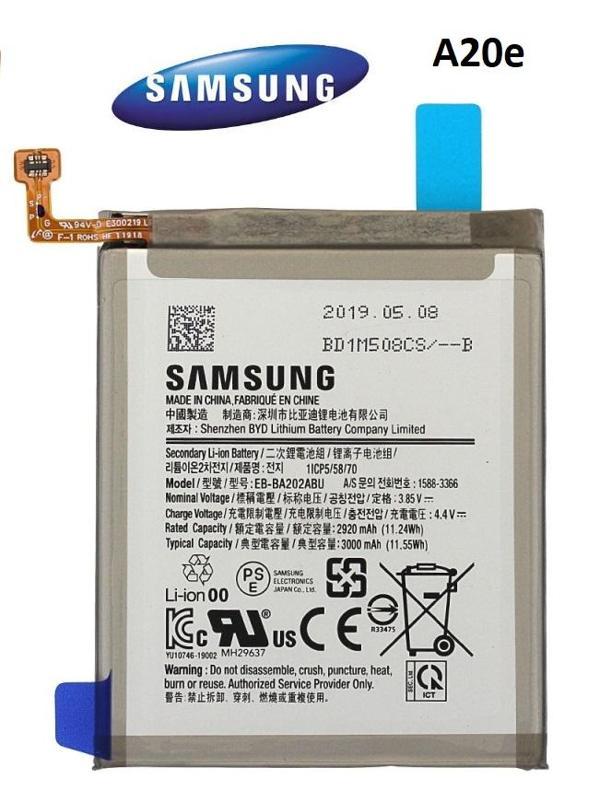 SAMSUNG GALAXY A20e-A10-A20 EB-BA202ABU BATARYA PİL SERVİS - Image 1