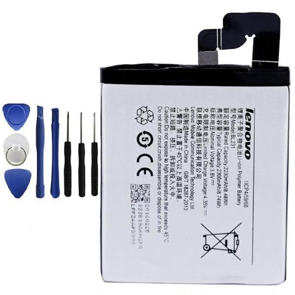 Lenovo S90 / Vibe X2 Pil Batarya BL231 Tamir Seti - Image 1