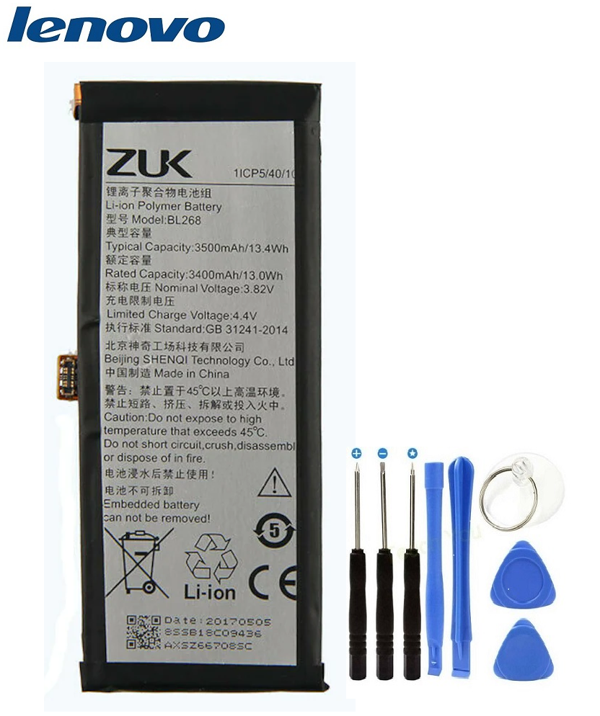 Lenovo Zuk Z2 Z213 Pil Batarya ve Tamir Seti BL268 - Image 1