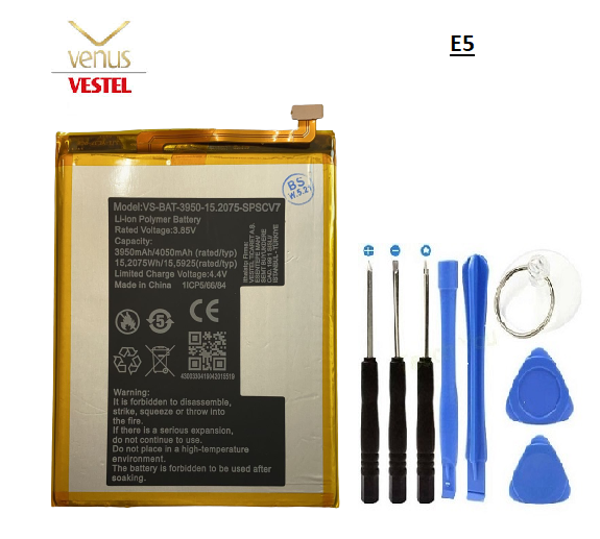 VESTEL VENÜS E5 PİL BATARYA VE TAMİR SETİ VS-BAT3300 - Image 1