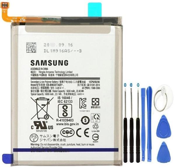 Samsung Galaxy M21 Pil Batarya + Tamir Seti M215 5830 mAh EB-BM207AB - Image 1