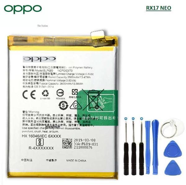Oppo RX17 NEO Pil Batarya BLP689 + Tamir Seti - Image 1