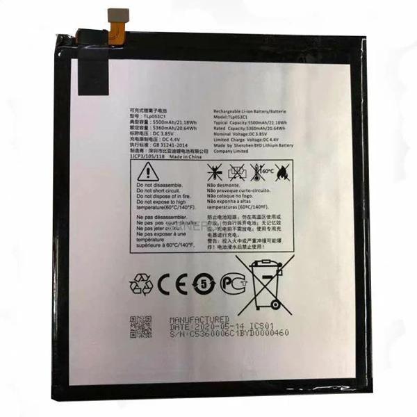 Tcl Tab 10 Tablet Pil Batarya  TLp053C1 5500 mAh - Image 1