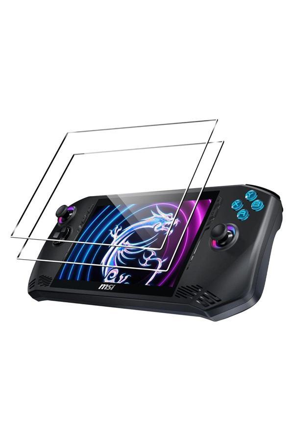 MSI Claw A1M 7 Inç uyumlu [7 inç] Nano 9H Cam Ekran Koruyucu-2 Adet - Image 1