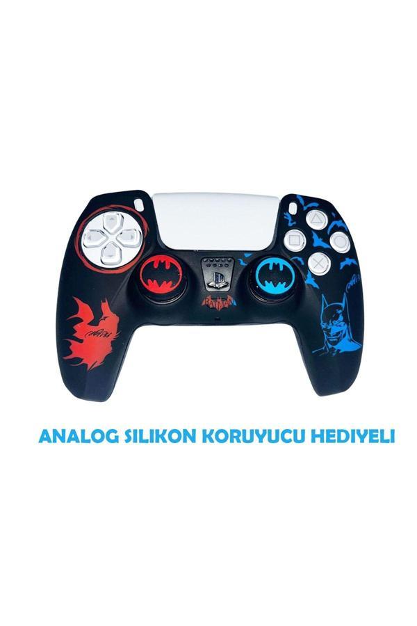 PS5 Dualsense Batman  Koruyucu Silikon Kılıf + Analog silikon Koruyucu - Image 1