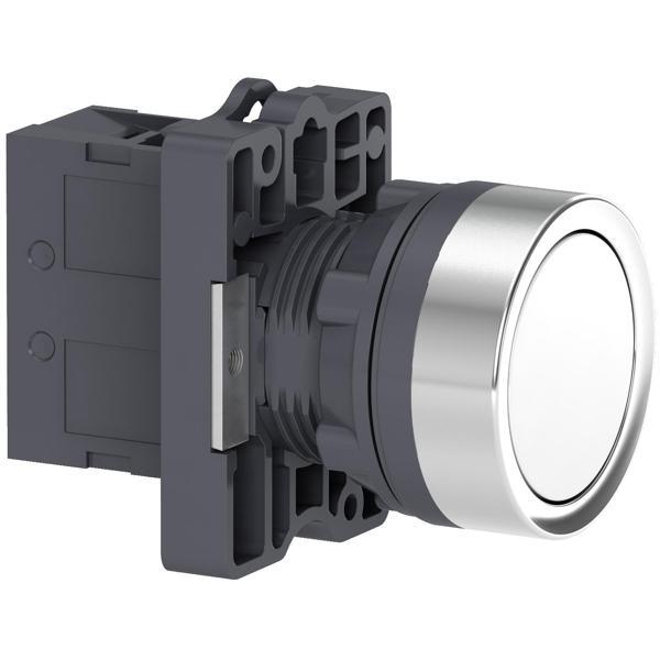 Schneider Electric XA2EA11 22mm Beyaz Yaylı Buton - Image 1