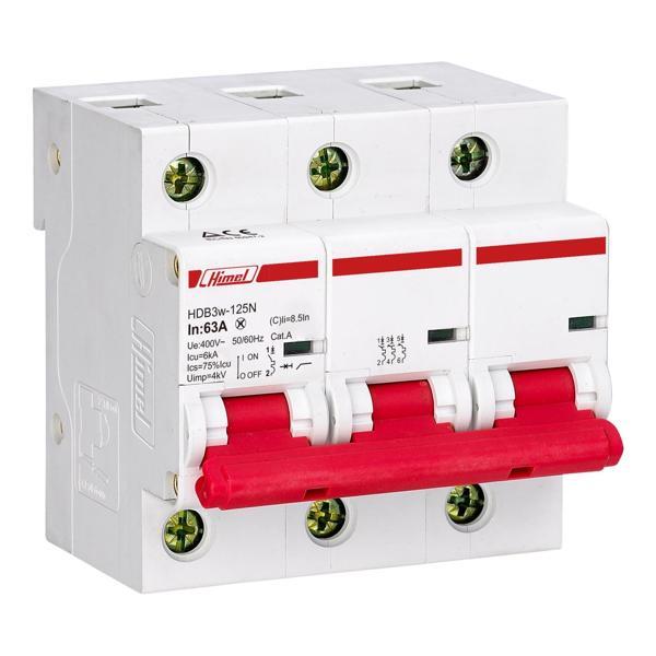 Himel 3X100A C 10kA Otomatik Sigorta - Image 1