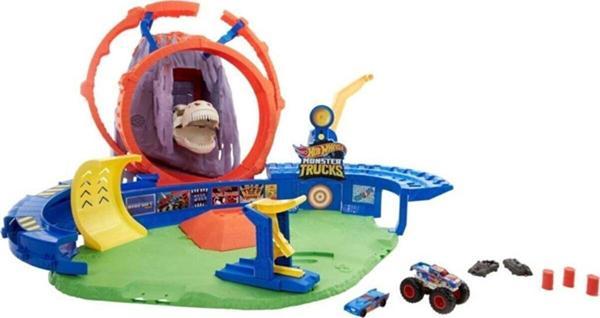 Mattel Oyuncak Hot Wheels Monster Trucks Volkanik Alanda Macera Oyun Seti GYL14 - Image 1