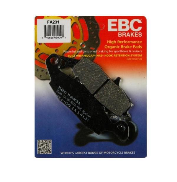 Suzukı Gsf 600 Bandıt S 2000 Ve Sonrası Ebc Organik Ön Sol Fren Balata - Image 1