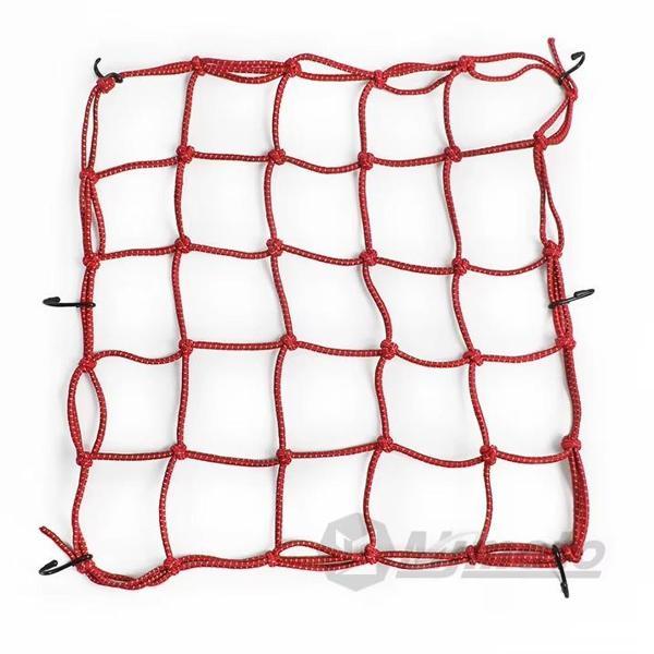 Motosiklet Fosforlu Kask Filesi Kırmızı Obak - Image 1