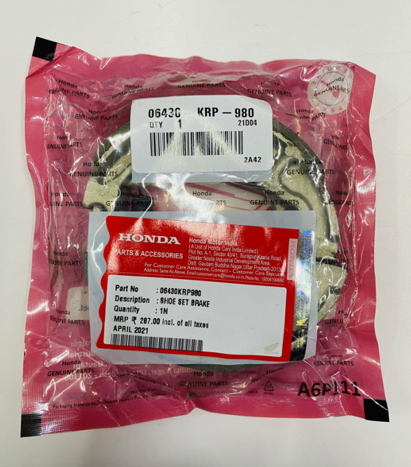 Honda Dio 110 Arka Fren Balatası - Image 1