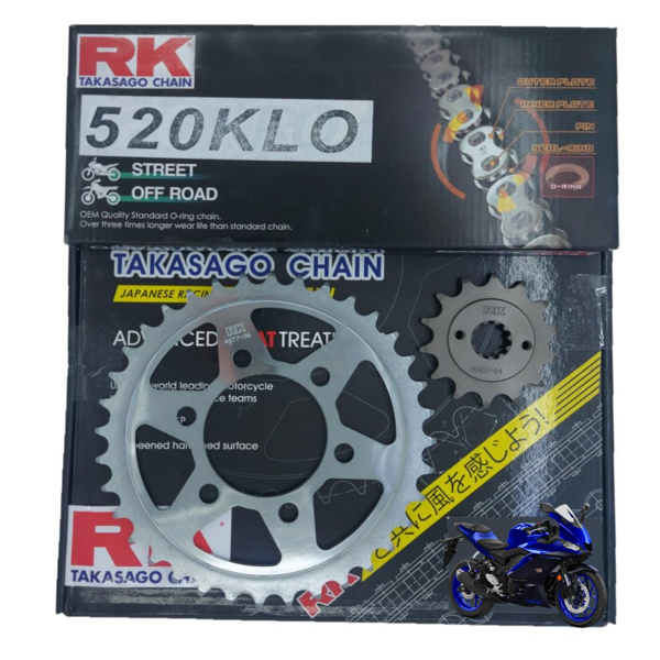 Yamaha Yzf R25 Ön Arka Zincir Dişli Klo Rk Set - Image 1