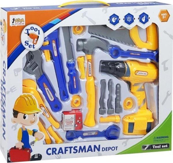 Asya Oyuncak Tamir Oyun Seti Pilli 20150-6101-3 - Image 1