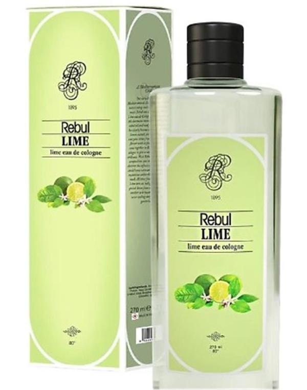 Rebul Lime  250 ml Kolonya Cam Şişe - Image 1