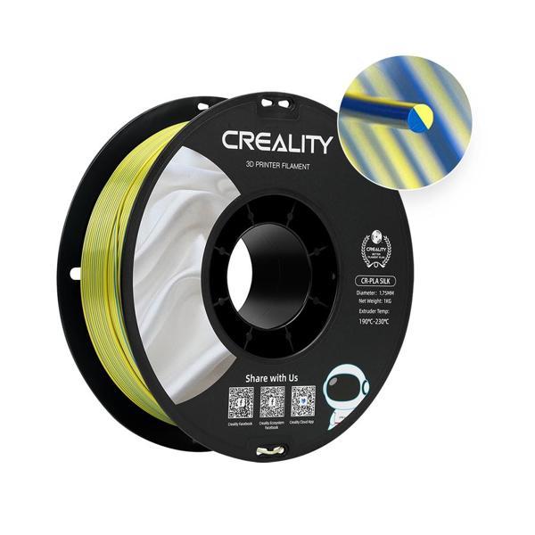 Creality CR-SILK Filament Sarı-Mavi Çift Renk 1.75mm 1kg - Image 1