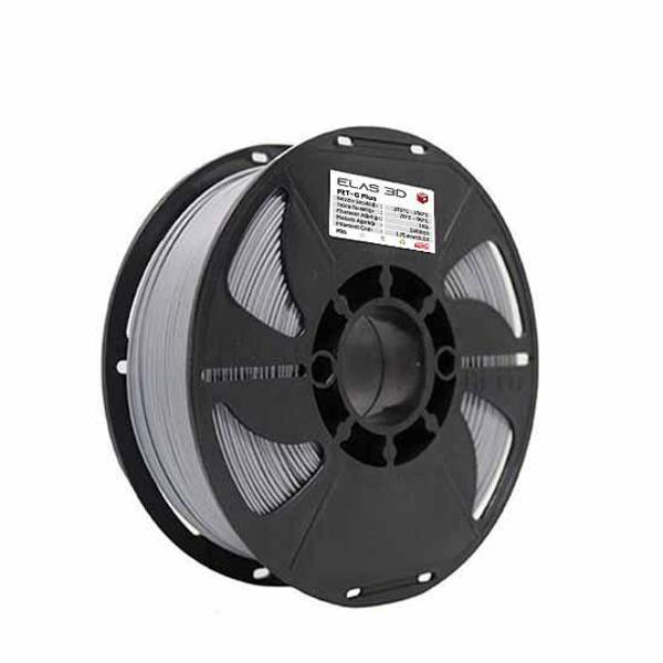 Elas PETG Plus Filament Gümüş 1.75mm 1Kg - Image 1