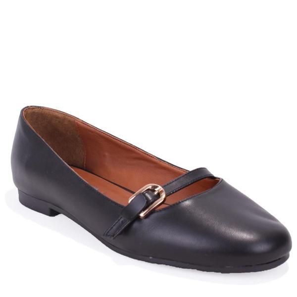 Dagoster DZA07-108526454 Siyah Günlük Babet Kadın Ayakkabı - Image 1