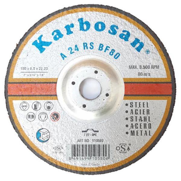 Karbosan Metal Taşlama Diski 180x8,0x22,23 - Image 1