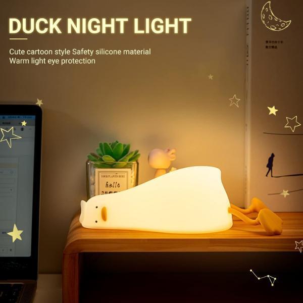 Yatan Ördek Tasarımlı Gece Lambası - Image 1