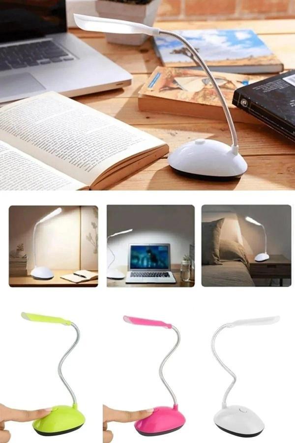 Masa Lambası  Spiral Led  Kitap Okuma Işığı Pilli Model Led Lamba - Image 1