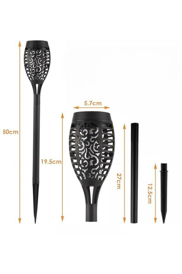 Solar Alev Efektli Bahçe Lambası - Image 1