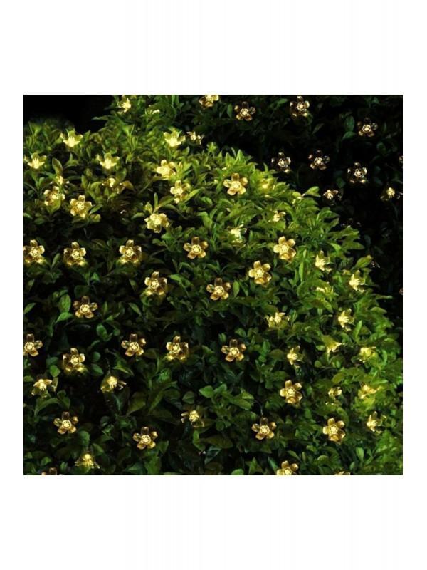 Solar Çiçekli Dekoratif 30 Led Bahçe Lambası - Image 1