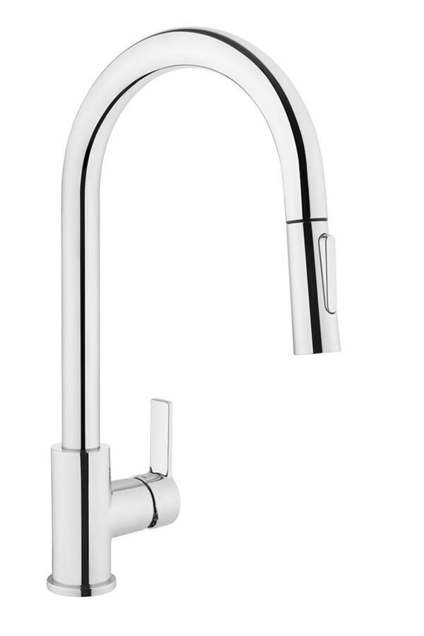 Maestro A42145 Pull-Down Eviye Mutfak Bataryası, Krom - Image 1