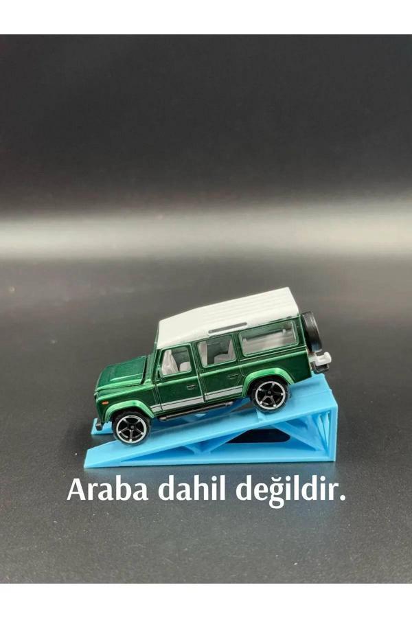 3D Atelier 1:64 Ölçek Araba Rampası - Bebe Mavisi - Image 1