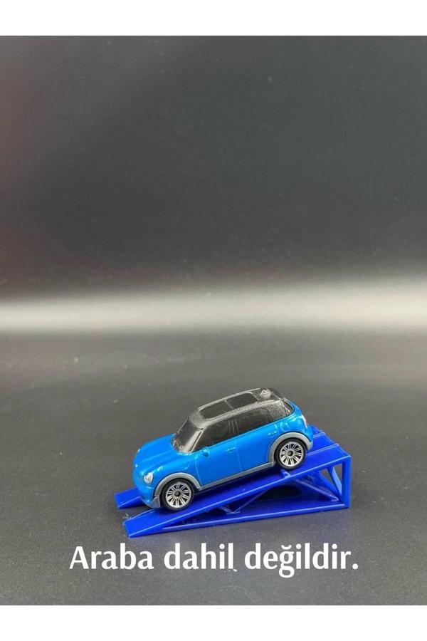 3D Atelier 1:64 Ölçek Araba Rampası - Safir Mavisi - Image 1