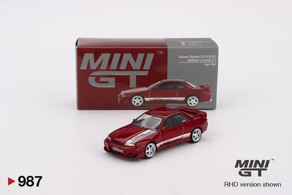 Mini GT Nissan Skyline GT-R (R32) VeilSide Combat C-I Gem Red 987 - Image 1