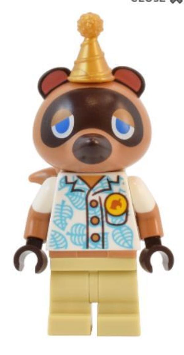 Lego Minifigür Animal Crossing Tom Nook ani001 - Image 1